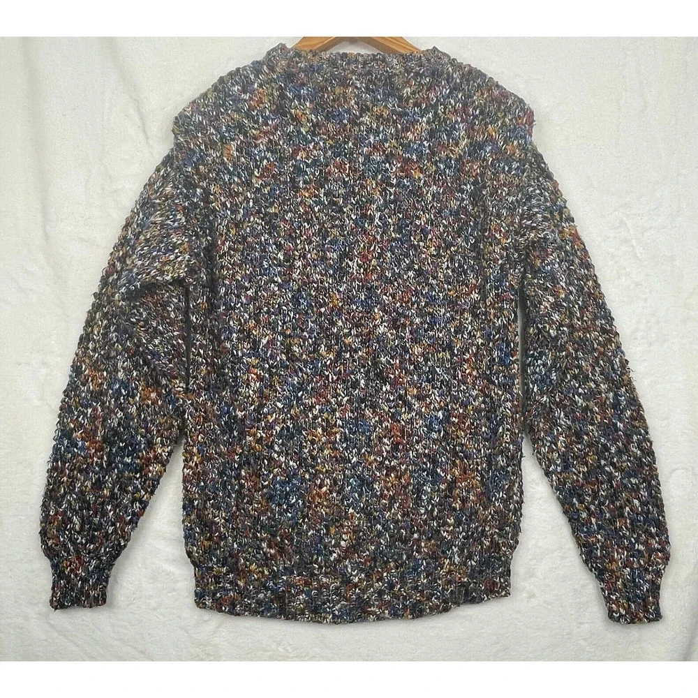 Vtg Neiman Marcus Supply Co Sweater Womens Medium Multicolor Pullover Cotton - Picture 4 of 14